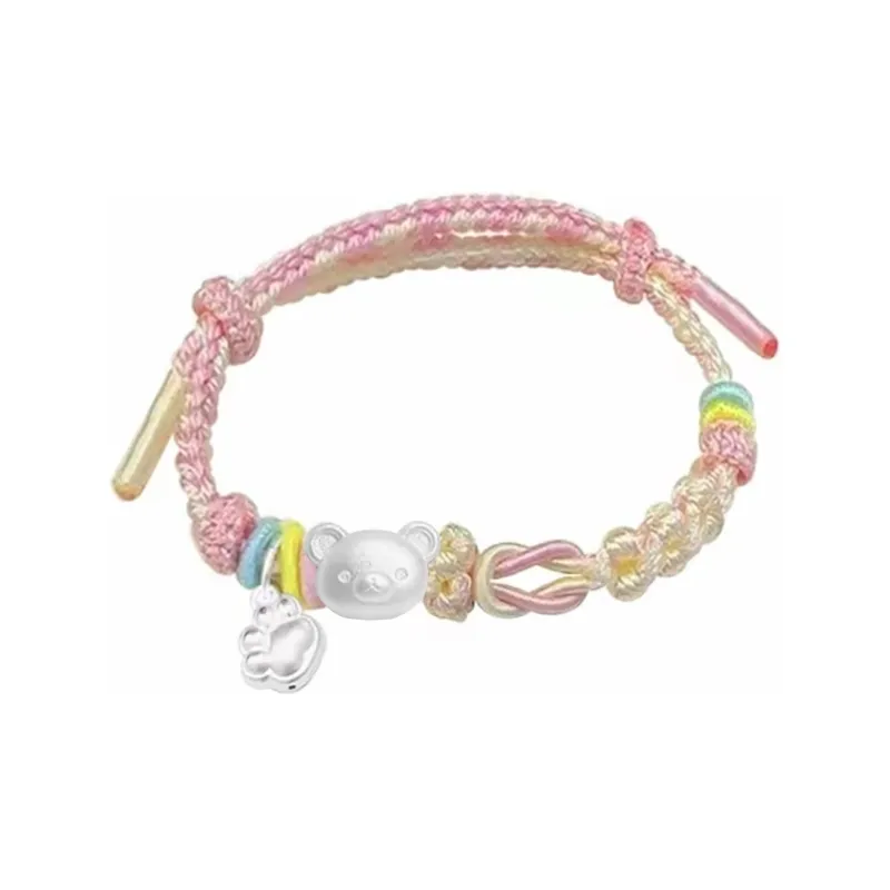 SINO GEM S999 Fine Silver Bracelets Unisex-9