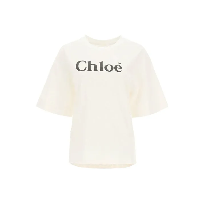Chloé T Shirts Women's White-0