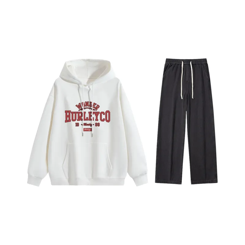 Hurley Sweatshirt Sets Unisex-2