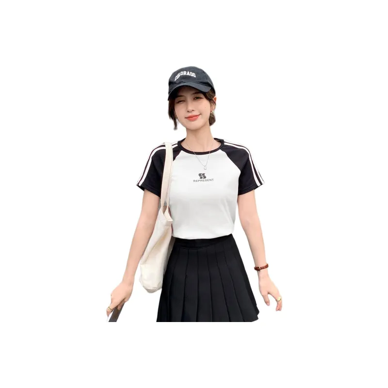 Tonlion T Shirt Women's Raw White-0