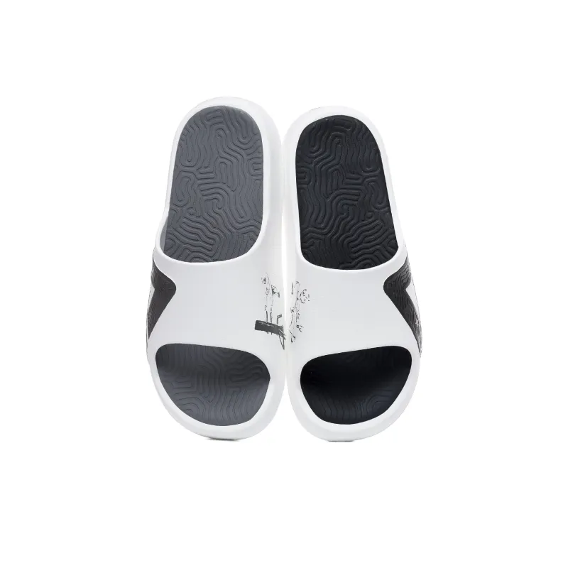 PEAK Extreme National Creativity Slip Resistant Cushioning Slide Slippers Men's Gray Black Mismatched-3