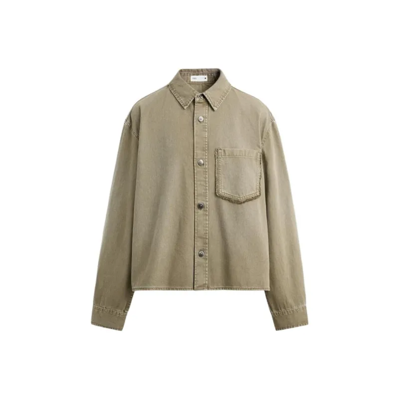 ZARA Jackets & Coats Men's Beige-0