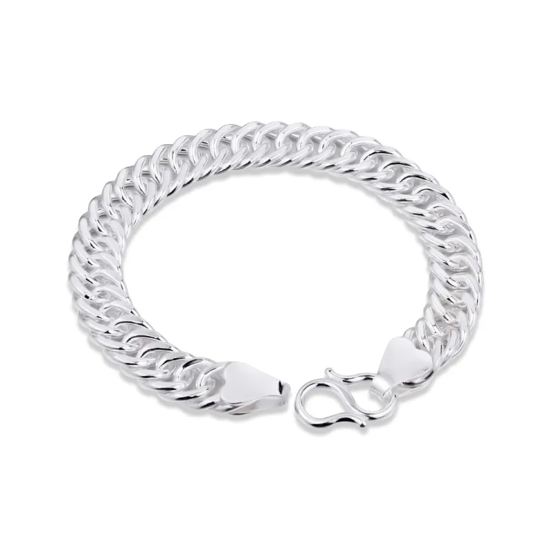 OSSINMI 999 Fine Silver Pure Silver Bracelets Unisex-0