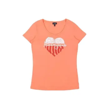 ARMANI JEANS T Shirts Women's Orange