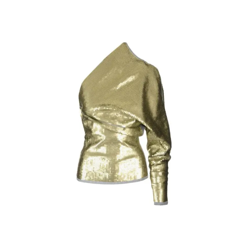 RICK OWENS Luxor Sequin embellished Top-0