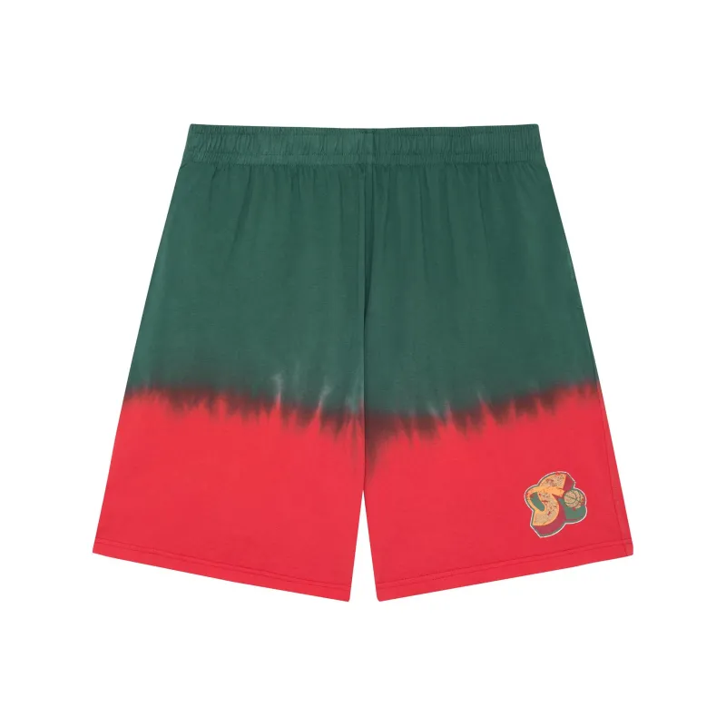 Mitchell & Ness Basketball Shorts Men's Red Green-0