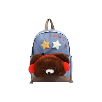 SUN EARTH &U Nylon Fabric Backpack Unisex Multicolor