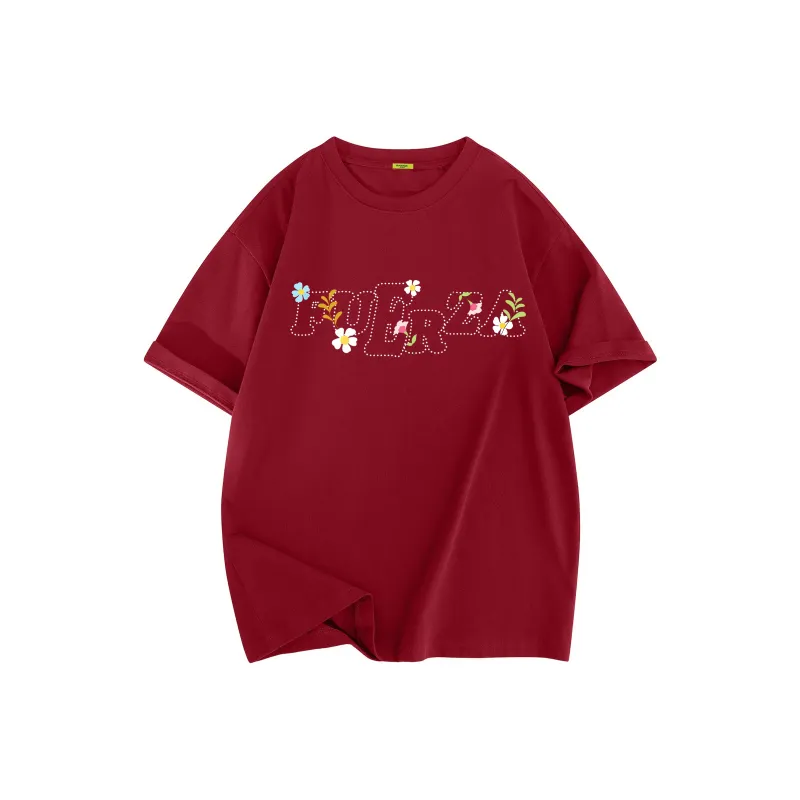 FUERZA T Shirt Unisex White With Embroidery-27