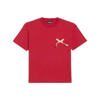 Jacquemus Le T Shirt Noeud 'White'