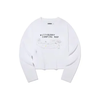 Kirsh Drop Shoulder Sleeve T Shirt Women's White