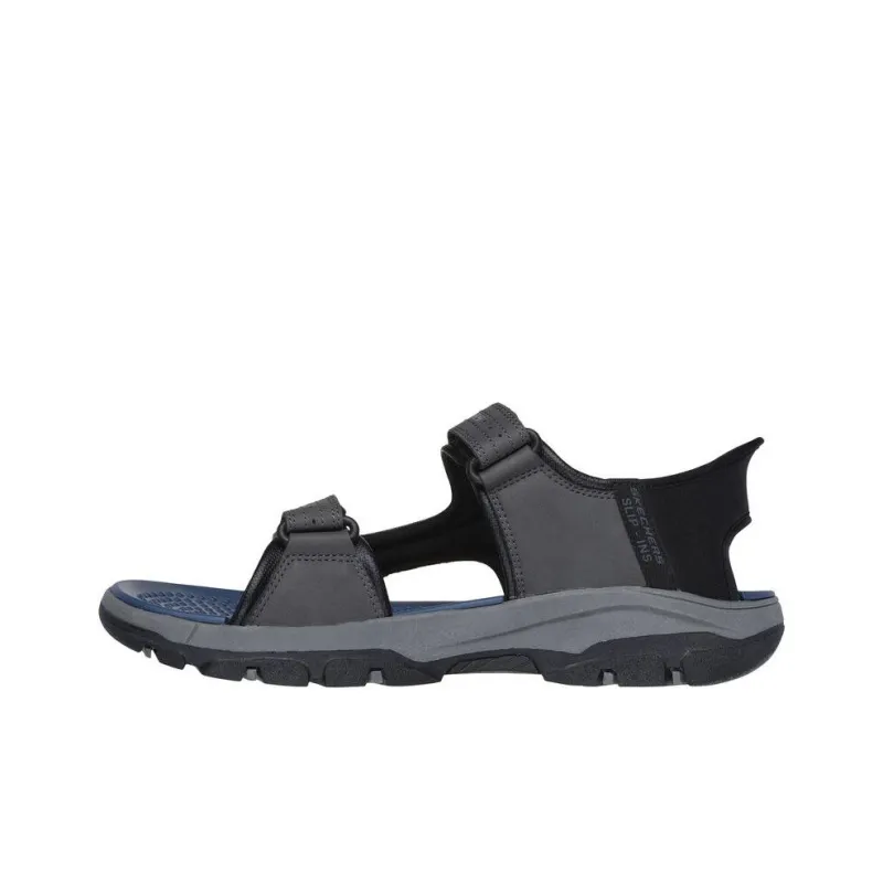 Skechers Relaxed Fit Beach Sandals Men's Dark Gray-2
