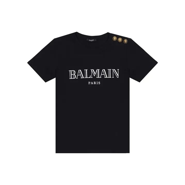 BALMAIN T Shirts Women's Black-0