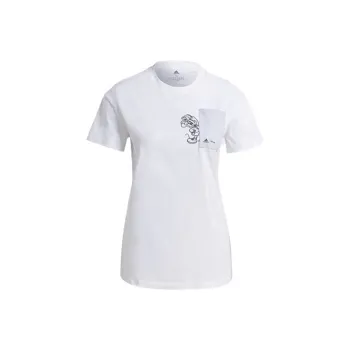 Adidas Disney Co-branded T-Shirts Women's White
