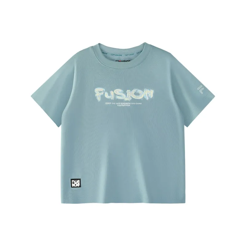 FILA FUSION T Shirt Women's Radiant Blue-0
