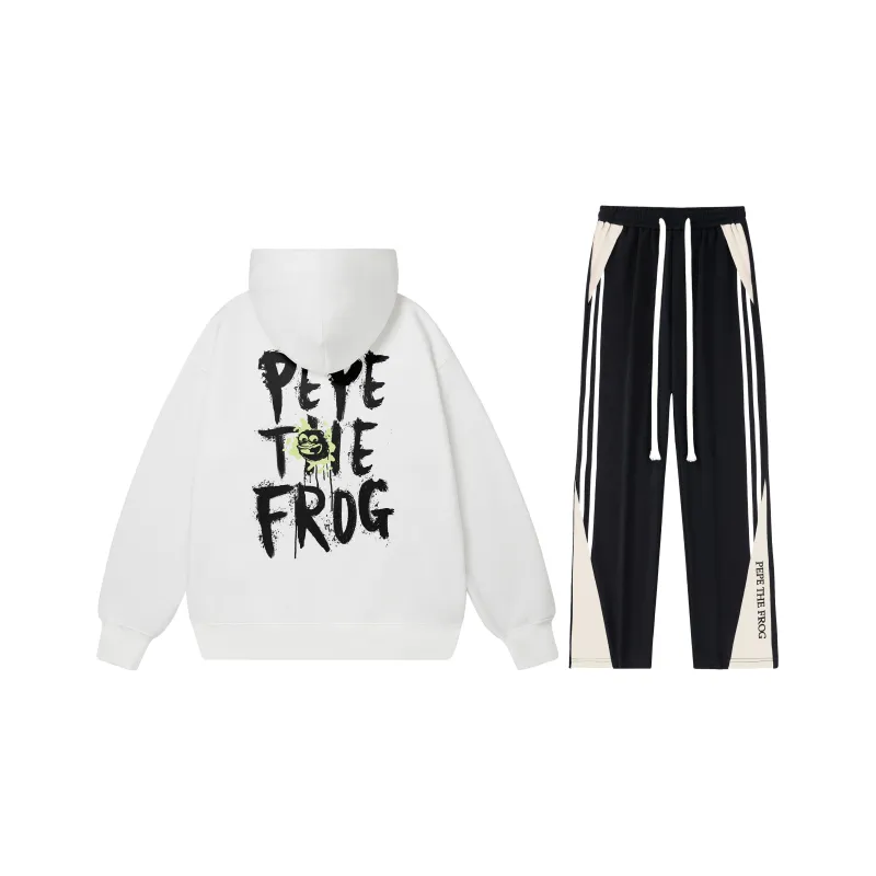Pepe The Frog Sweatshirt Sets Unisex-2