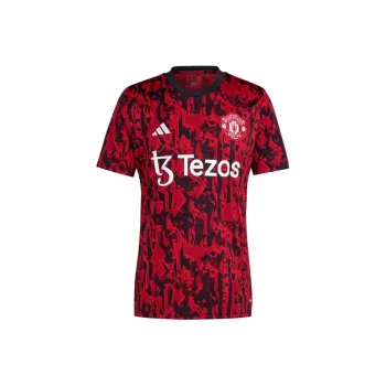 Adidas Manchester United Soccer Jerseys Men Red Black