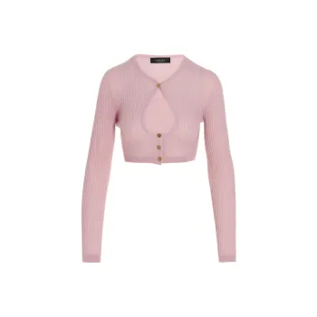 VERSACE Crop Tops Women's Pink