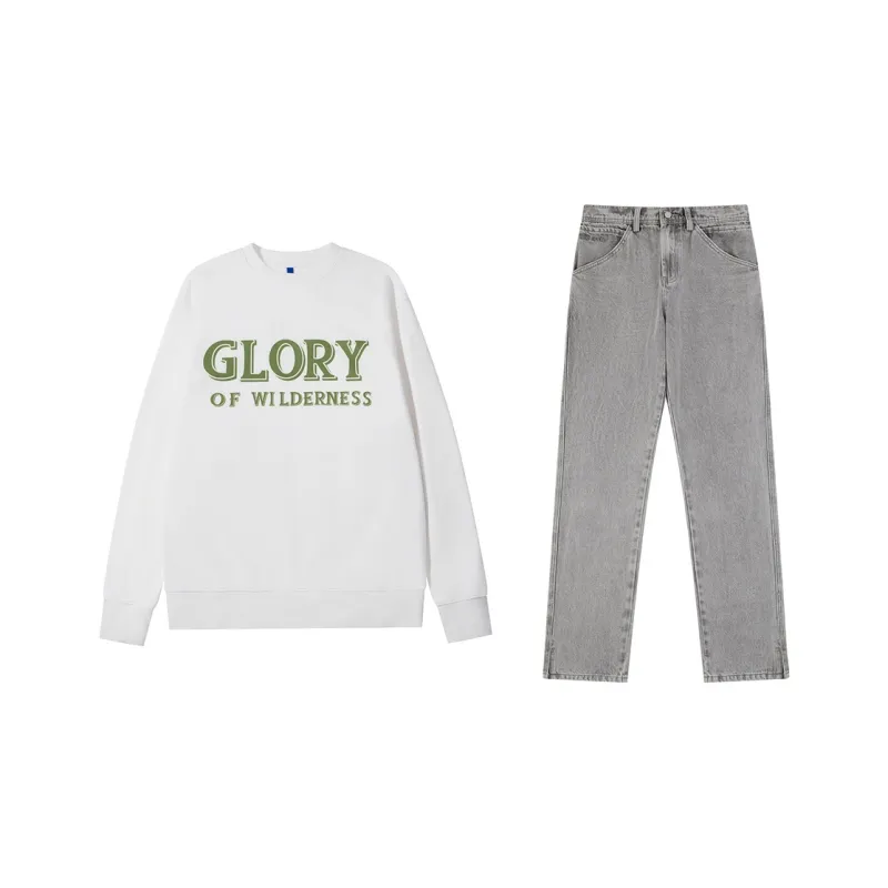 WOLF CODE Sweatshirt Sets Unisex-0
