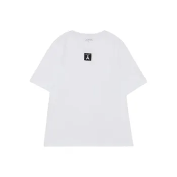 Patrizia Pepe Logo patch Cotton T shirt