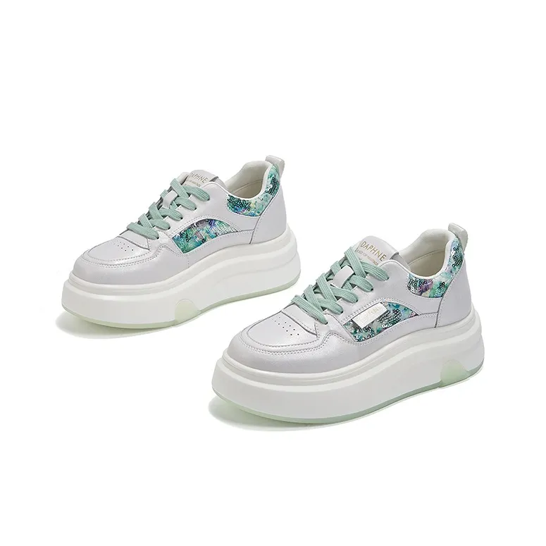 DAPHNE Anti Slip Wear Resistant Low Top Skateboard Shoes Women's-7