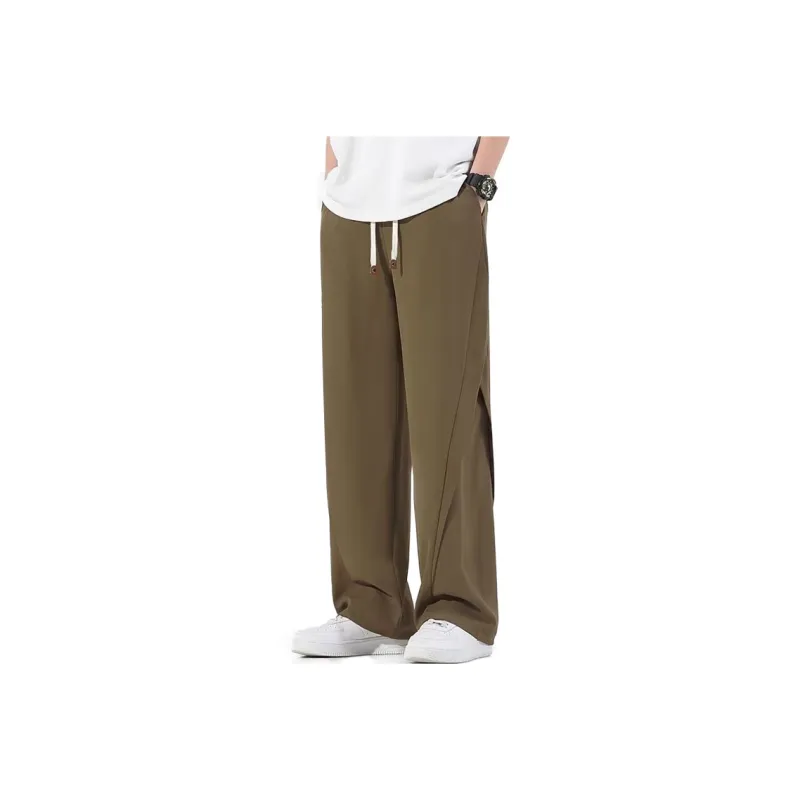 AMANDA BY Casual Pants Summer Unisex Black-5