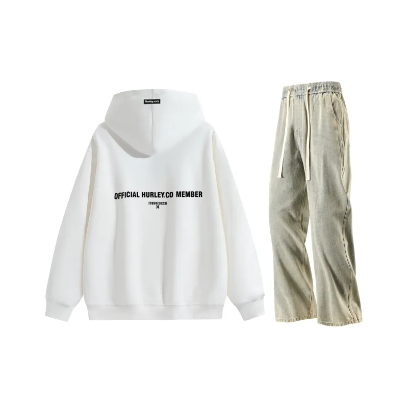 Hurley Sweatshirt Sets Unisex-44