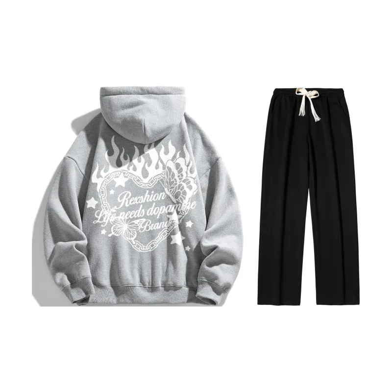 REXSHION Sweatshirt Sets Unisex-15