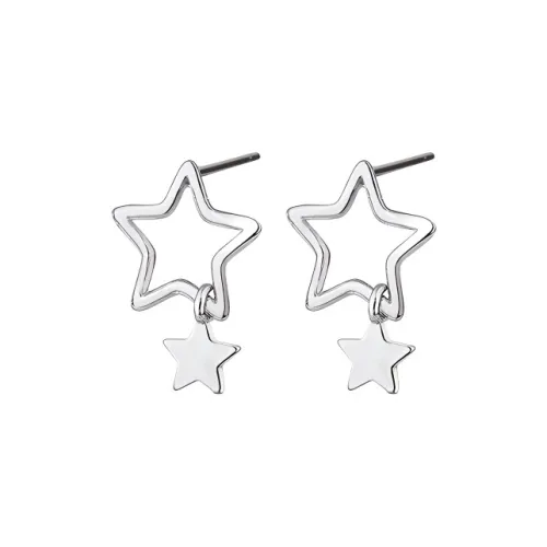 Universe Search S925 Silver Stud Earrings Women's