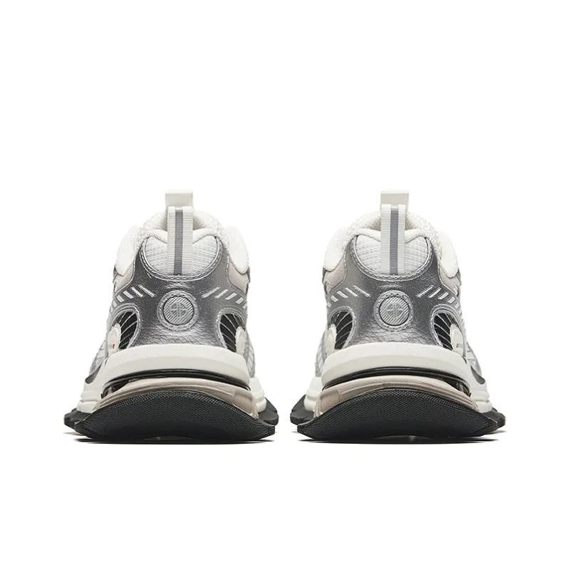 Anta Champion G01 Anti Slip And Wear Resistant Breathable Low Top Casual Shoes Women's White Silver-3
