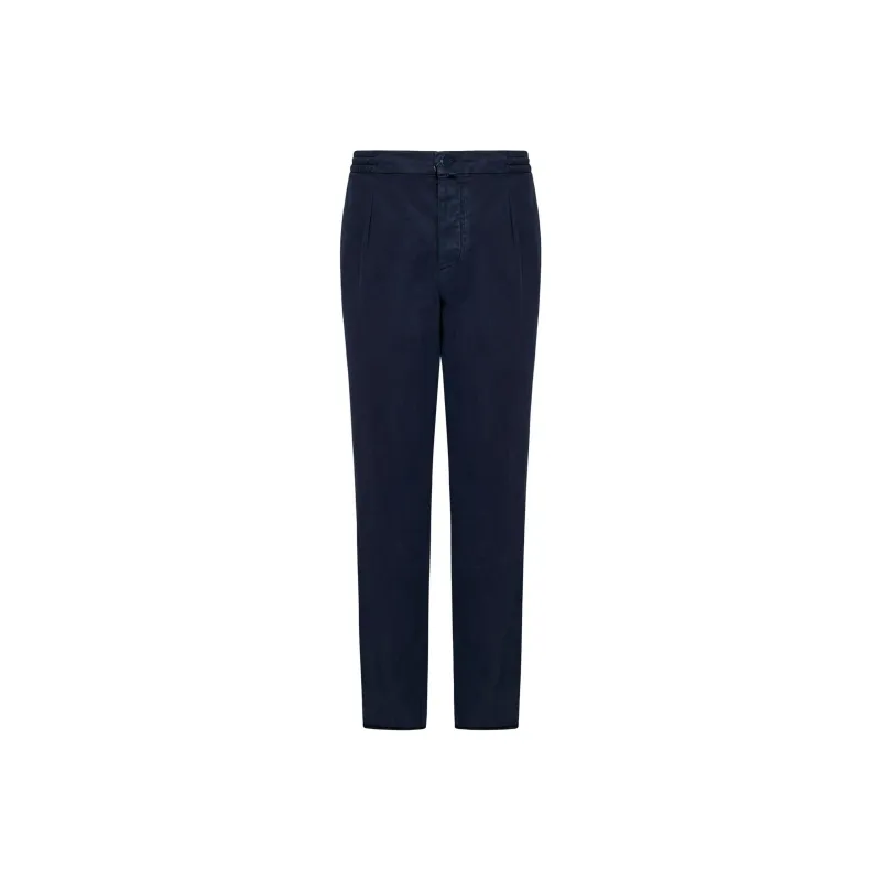 KITON Pleated Detail Straight Leg Trousers-0