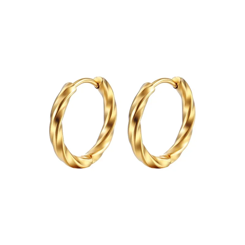 KiNGZiT Titanium Steel Earrings Unisex-0