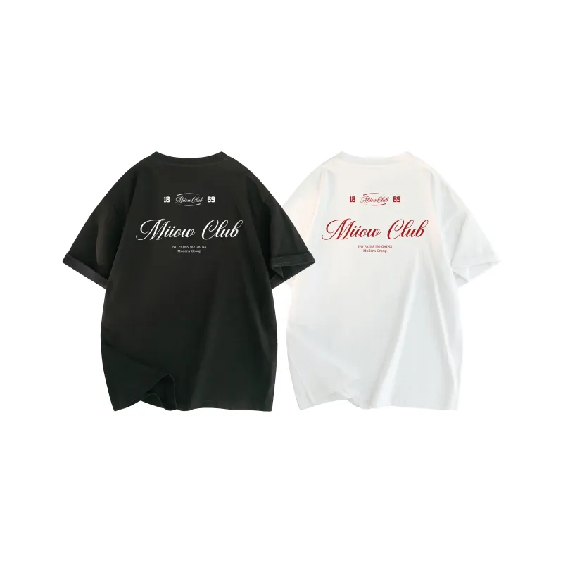 MIIOW Trend Party Series Short Sleeved T Shirts Women's 2 Pack-18