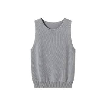 MOSIIMORII Tank Tops Women's Gray