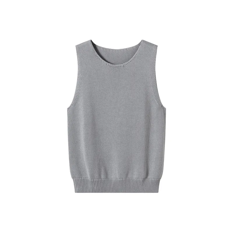 MOSIIMORII Tank Tops Women's Gray-0