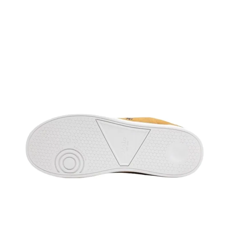 Polo Ralph Lauren Heritage Court Low Top Skateboard Shoes Women's Brown-6