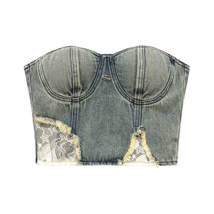 CHUU Tank Tops Women's Light Denim Blue-0