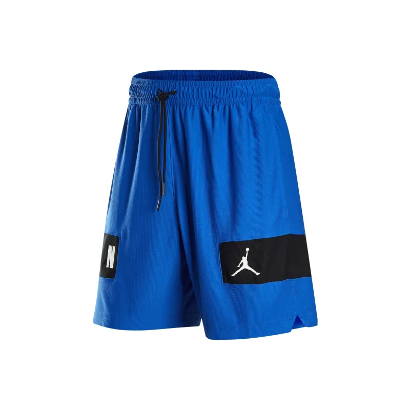 Air Jordan Dri-fit Quick Dry Knit Casual Shorts Blue-0