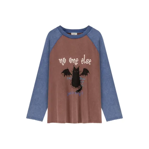 NO ONE ELSE T Shirts Women's Red Brown