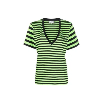 GANNI T-Shirts Women's Green