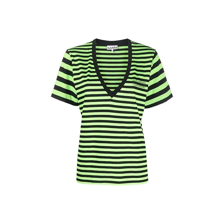 GANNI T-Shirts Women's Green-0