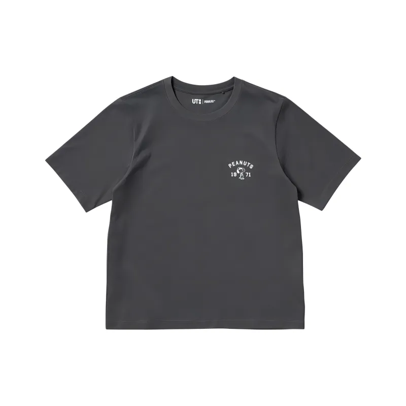 UNIQLO x PEANUTS T Shirt Women's Dark Gray-0