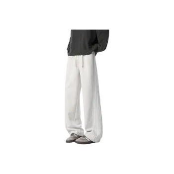 OPOX Casual Pants Unisex Heather Gray