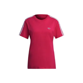 Adidas Originals T Shirts Women's Magenta