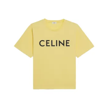 CELINE T Shirts Women's Yellow