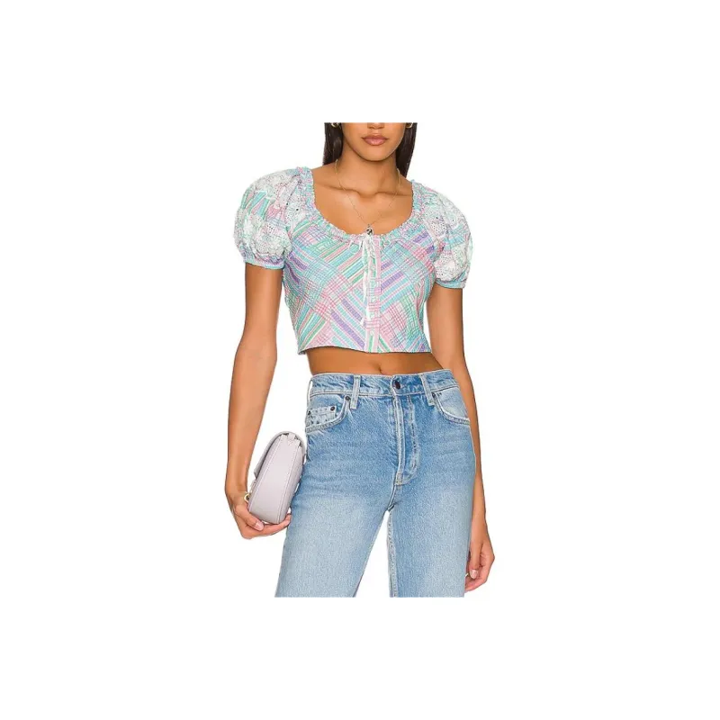 LOVESHACKFANCY T-Shirt Women's Multicolor-0