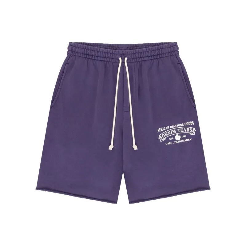 Denim Tears Sports Shorts Unisex Purple-0