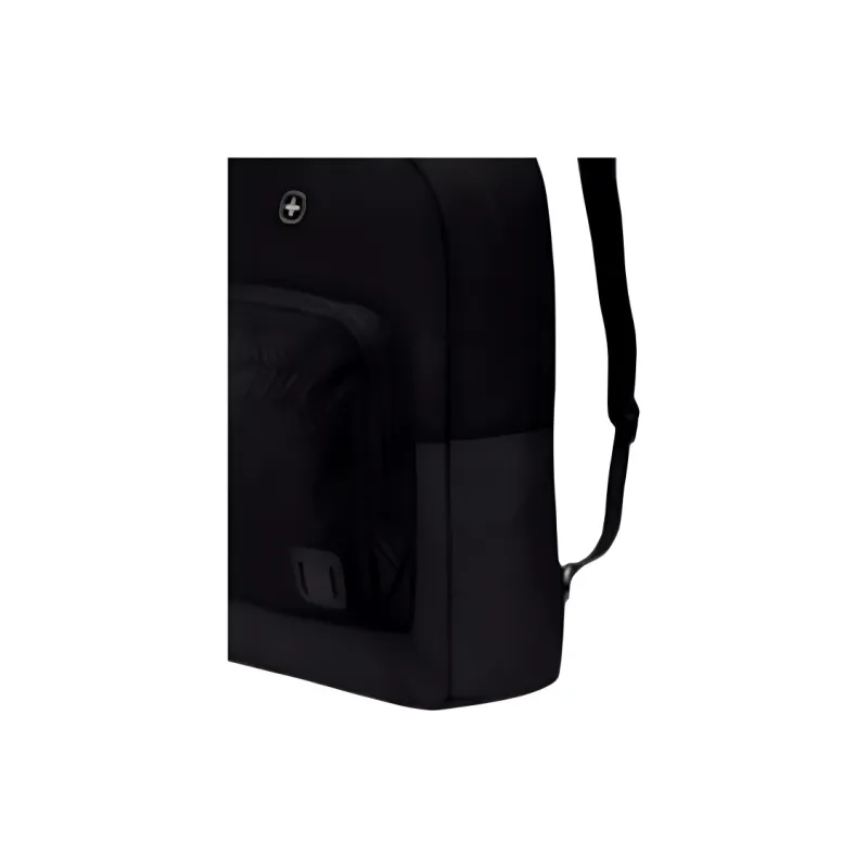 Wenger Polyamide Backpack Large Size Unisex Black And Charcoal Gray-4