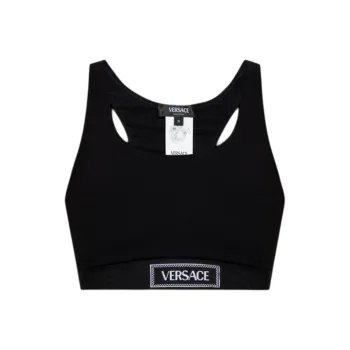 VERSACE Sleeveless Cropped Top