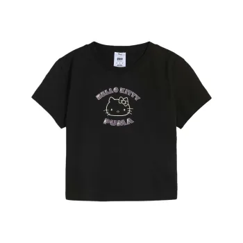 PUMA x Hello Kitty Graphic Regular T Shirt Women's Black