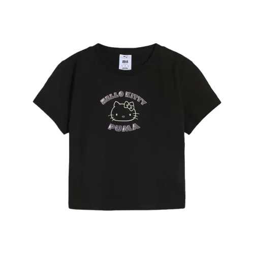 PUMA x Hello Kitty Graphic Regular T Shirt Women's Black